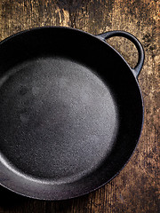 Image showing empty black cooking pan