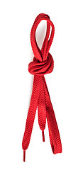 Image showing red shoe string