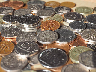 Image showing Pound coins