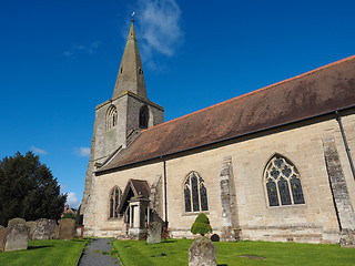 Image showing St Mary Magdalene church in Tanworth in Arden