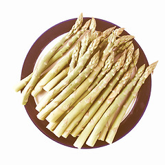 Image showing Retro looking Asparagus