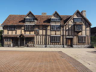 Image showing Shakespeare birthplace in Stratford upon Avon