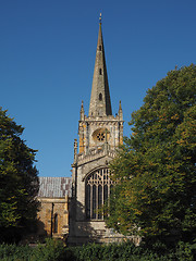 Image showing Holy Trinity church in Stratford upon Avon