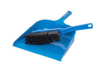 Image showing Dust pan and brush