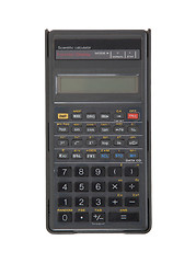 Image showing Dirty old calculator