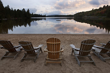 Image showing Algonquin Park Muskoka Ontario Lake Wilderness