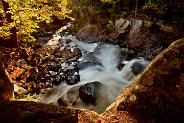 Image showing Algonquin Park Muskoka Ontario Waterfall