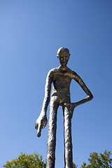 Image showing Metal Statue in Elora Ontario