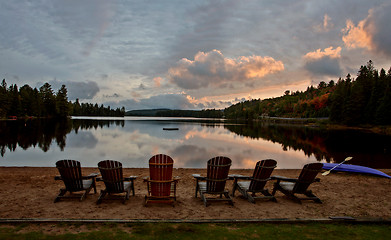 Image showing Algonquin Park Muskoka Ontario Lake Wilderness