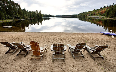 Image showing Algonquin Park Muskoka Ontario Lake Wilderness