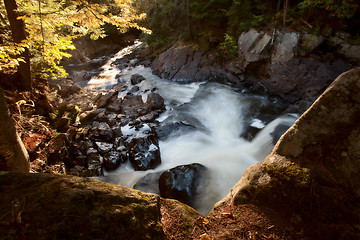 Image showing Algonquin Park Muskoka Ontario Waterfall