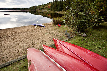Image showing Algonquin Park Muskoka Ontario Lake Wilderness