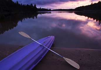 Image showing Algonquin Park Muskoka Ontario Lake Wilderness