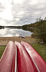 Image showing Algonquin Park Muskoka Ontario Lake Wilderness