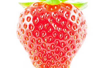 Image showing Real strawberry