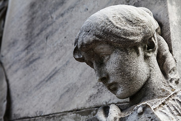 Image showing Old Cemetery statue