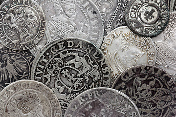 Image showing Old Silver Coins