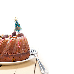 Image showing Christmas cake 