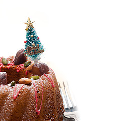 Image showing Christmas cake 