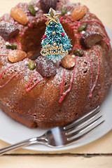 Image showing Christmas cake 