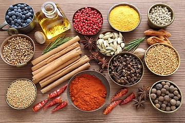 Image showing Spices and herbs.