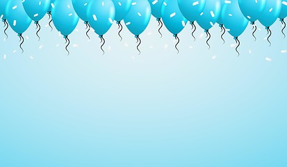 Image showing balloons on the top