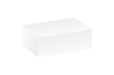 Image showing closed white blank box