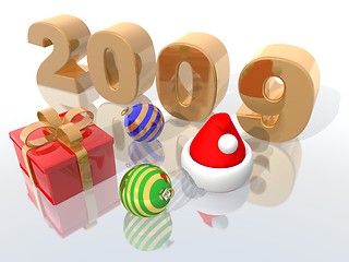 Image showing New Year 2009