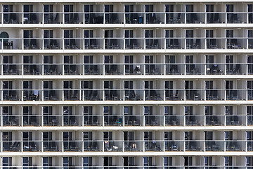 Image showing Cabins on a cruise ship