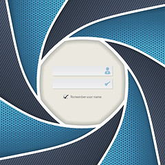 Image showing Camera shutter theme login screen