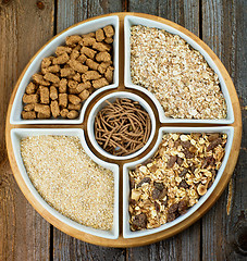 Image showing Muesli, Oat Flakes and Bran