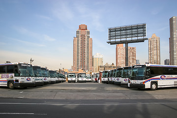 Image showing Bus garage in Manhattan