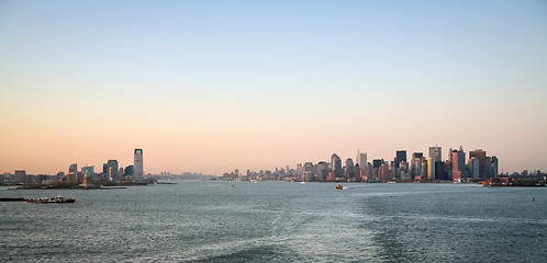 Image showing Jersey City and Manhattan