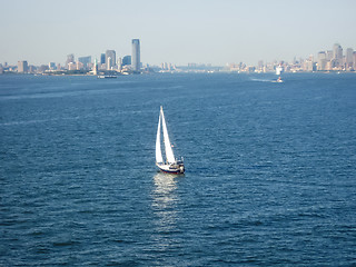 Image showing Sailboat in Upper Bay