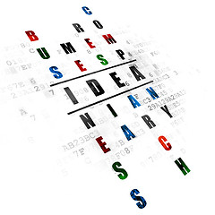 Image showing Marketing concept: Idea in Crossword Puzzle