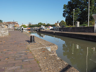 Image showing Lock gate in Stratford upon Avon