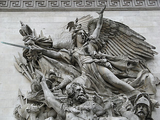 Image showing Sculptures of the french Triump Arch