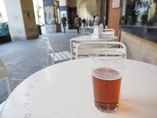 Image showing British ale beer pint