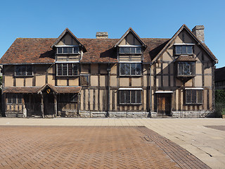 Image showing Shakespeare birthplace in Stratford upon Avon