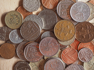 Image showing Pound coins