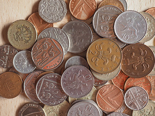 Image showing Pound coins