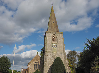 Image showing St Mary Magdalene church in Tanworth in Arden