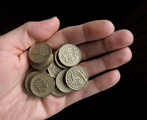 Image showing Pound coins