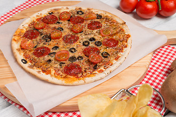 Image showing Italian pizza