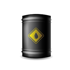 Image showing Metal Oil Barrel