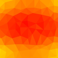 Image showing Mosaic Orange Background