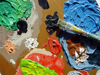 Image showing painters palette