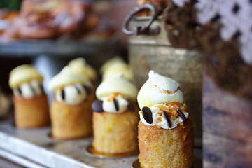 Image showing Scrumptious cakes and pastries