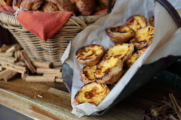 Image showing Selection of cakes and pastries