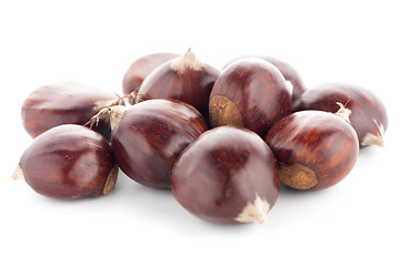 Image showing Chestnuts with shell 